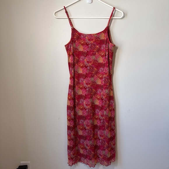 Mexx Y2K dress crossover ruffle babydoll style spaghetti straps adjustable lined - Picture 5 of 8